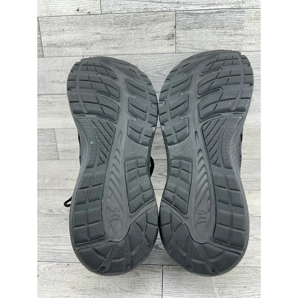 Asics Gel-Contend 7 Women Walking Shoes Black Leather 1132A057 Size‎ 9.5